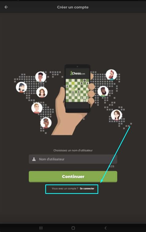 chess se connecter.